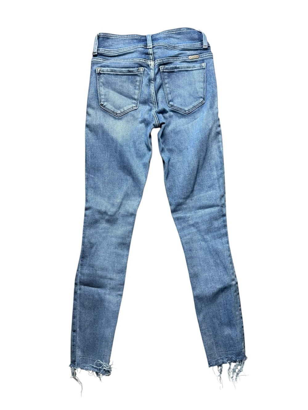 Kancan Signature Light Blue Distressed Skinny Jeans Size 24 - Casual Easy Wear - Picture 2 of 5